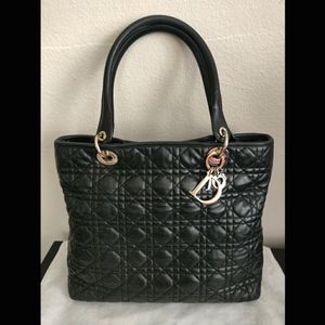 Lady Dior Large Cannage Tote